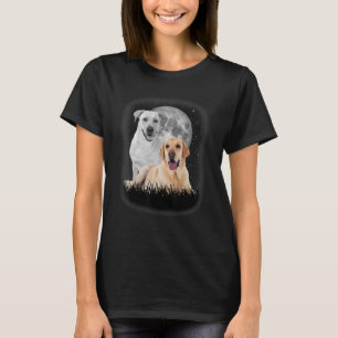 Hund am Mond T-Shirt