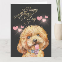 Hund am niedlichen Muttertag