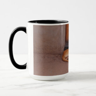 Hund an der Erholung Tasse