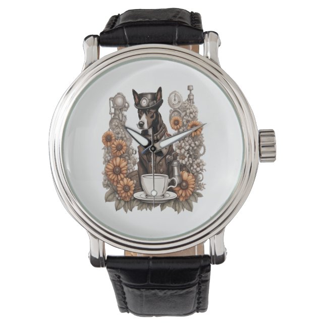 Hund Armbanduhr (Vorderseite)