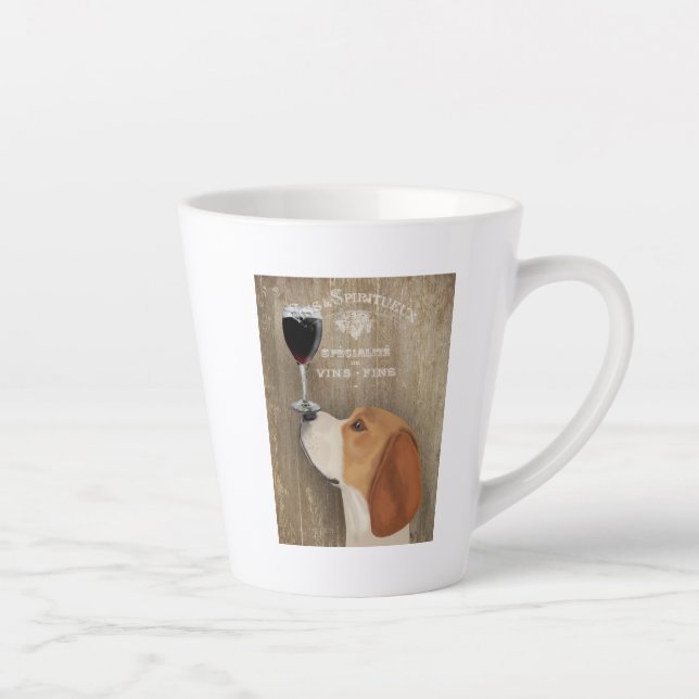 Hund Au Vin Beagle Milchtasse (Rechts)
