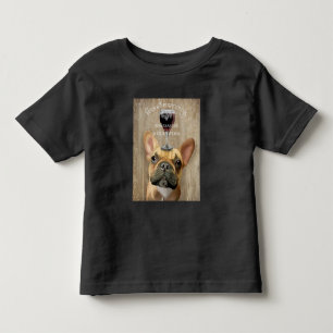 Hund Au Vin, Französischer Bulldog Kleinkind T-shirt