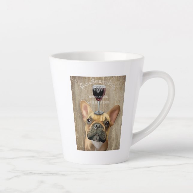 Hund Au Vin, Französischer Bulldog Milchtasse (Rechts)