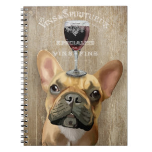 Hund Au Vin, Französischer Bulldog Notizblock