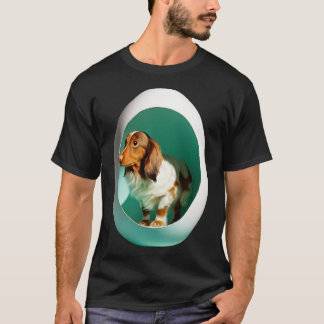 Hund auf dem Oi-Klassiker-Hemdaufkleber 3 T-Shirt