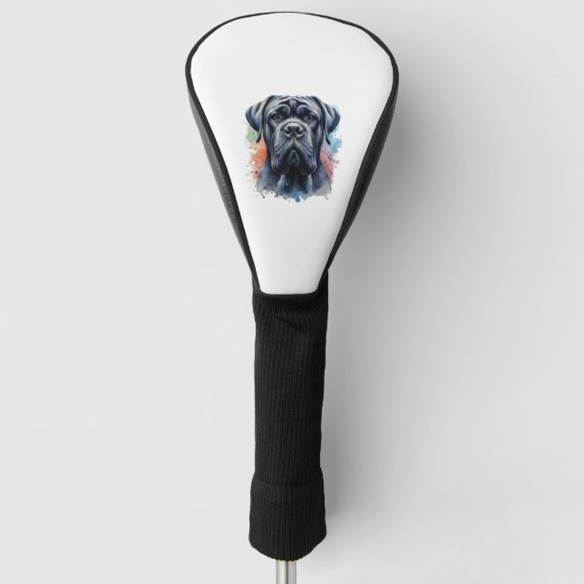 Hund aus Rohrkorso Klassischer T - Shirt Golf Headcover (Vorderseite)