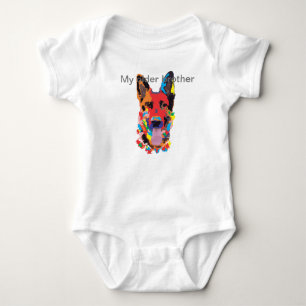 Hund Baby Strampler
