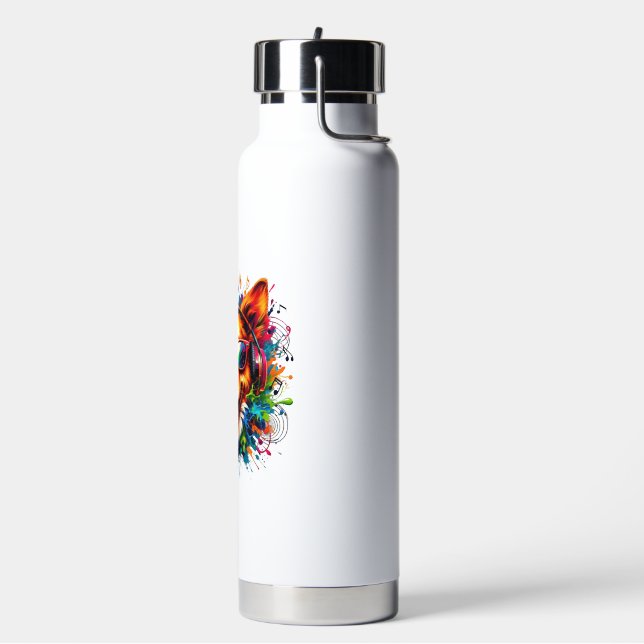 Hund Beats Farbige Trinkflasche (Links)