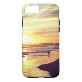Hund bei Sunset Phone Case