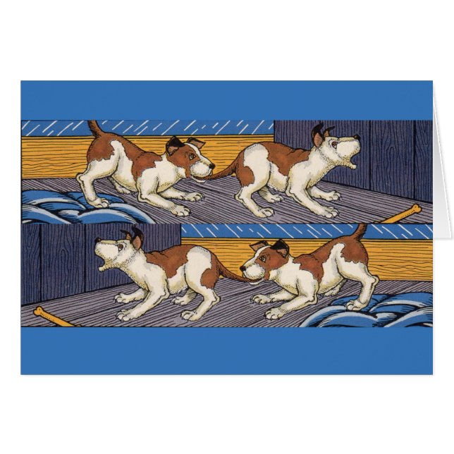 Hund beißt Hund. (Vorderseite (Horizontal))