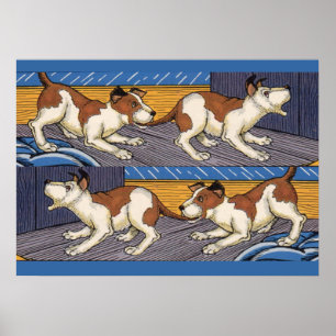 Hund beißt Hund. Poster