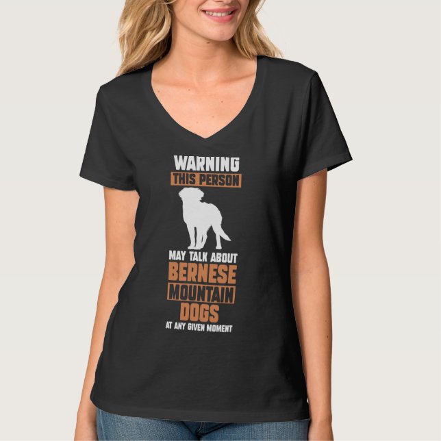 Hund Bernese Mountain T-Shirt (Vorderseite)