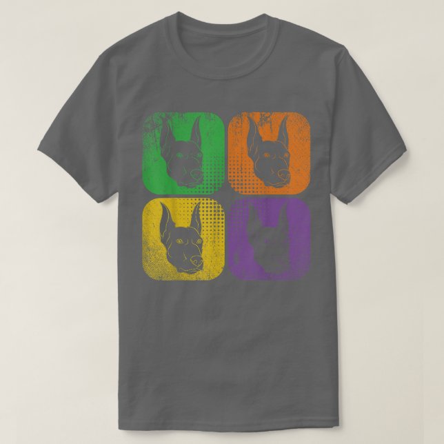 Hund Besitzer Hunde Besitzer Tierbesitzer Pop Art  T-Shirt (Design vorne)