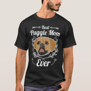 Hund beste Puggle-Mutter jemals süßes Tier Hundera T-Shirt