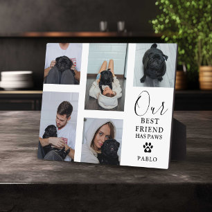 Hund Bester Freund' Foto Grid Keepake Geschenk Fotoplatte