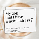 Hund bewegen neue Adresse wir verschoben Ankündigu Postkarte<br><div class="desc">Mein Hund und ich haben eine neue Adresse! Lass deinem besten Freund, dass du mit dieser niedlichen und lustigen Hunde bewegenden Ankündigungskarte deinen Umzug ankündigst. Personalisieren Sie Namen mit dem Hund und Ihre neue Adresse. Diese neue Adressenkarte ist ein Muss für alle Hundemütter, Hundedads und Hundefreunde! COPYRIGHT © 2020 Judy...</div>