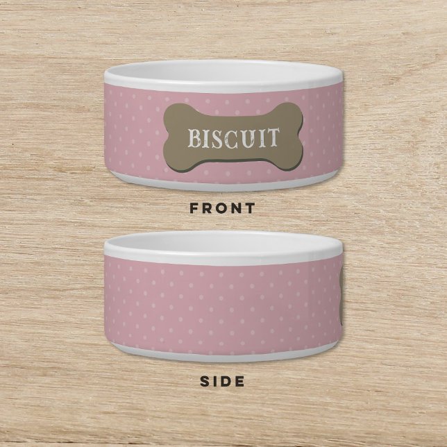 Hund Biscuit Leckerei Polka Dot Pink Hund Katze Hu Napf (Von Creator hochgeladen)