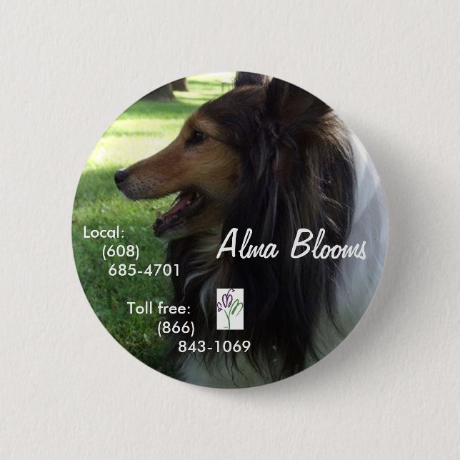 Hund Button (Vorderseite)