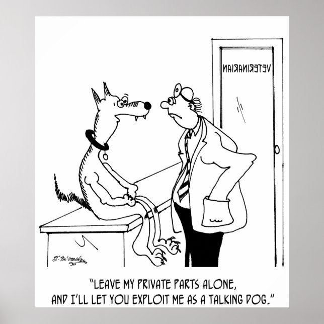 Hund Cartoon 9479 Poster (Vorne)