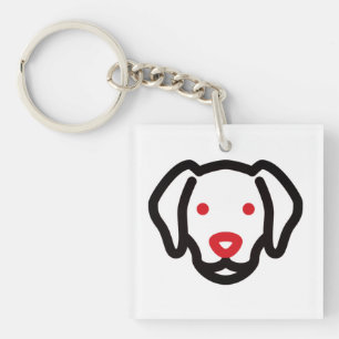 Hund, Cartoon Dog, Cartoon Tier Schlüsselanhänger