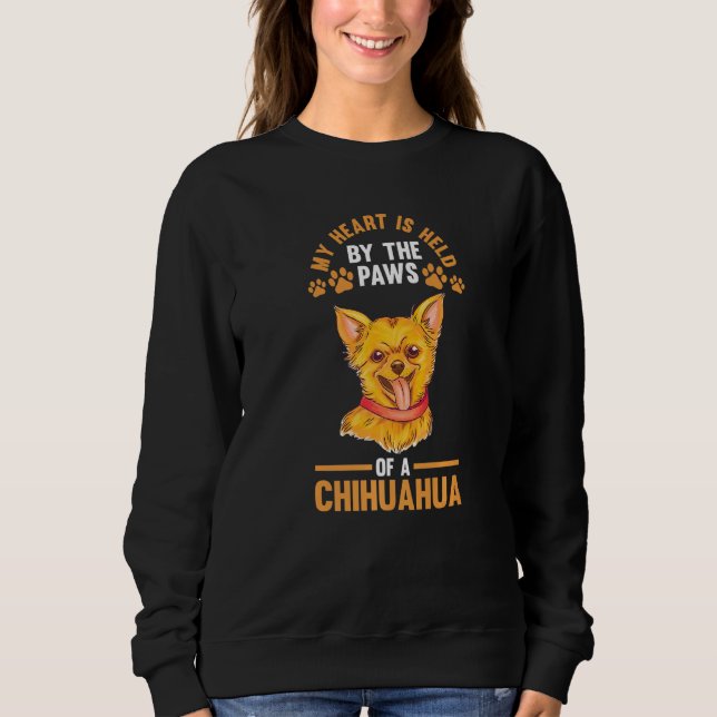 Hund Chihuahua 1 Sweatshirt (Vorderseite)