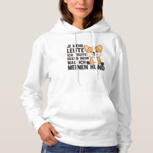 Hund Corgi mag keine Leute, Niedliche Hunde Hoodie