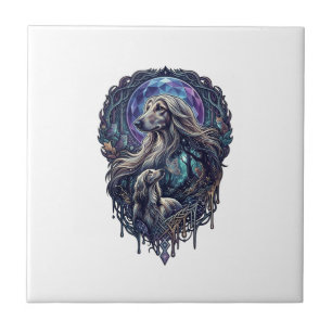 Hund Crystal Moon Enchanted Forest_1 Fliese