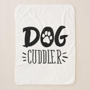 Hund Cuddler Hund Happy Cuddler Gezeichnet Paw Sherpadecke