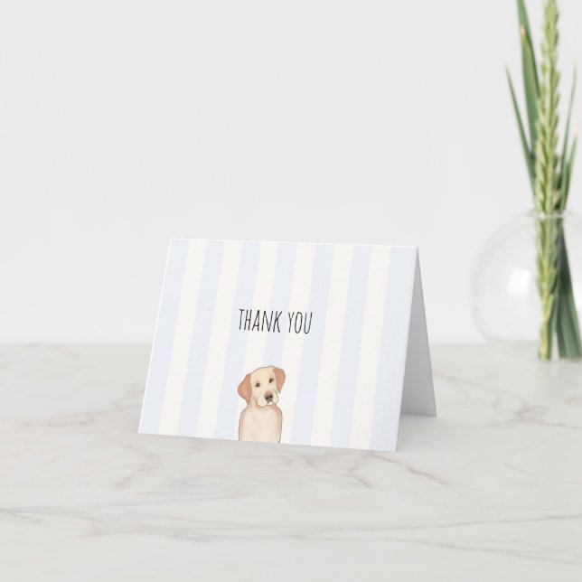 Hund Danke Karte - Let's Pawty Collection (Vorderseite)