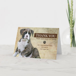 Hund Danke Karte Tierärztin