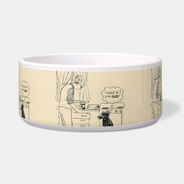 Hund, der älter wird napf (Vorderseite)