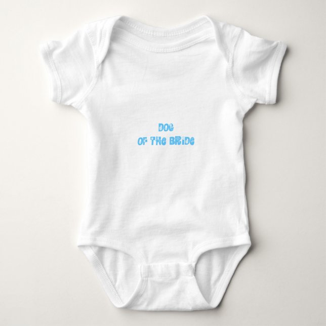 Hund der Braut Baby Strampler (Vorderseite)