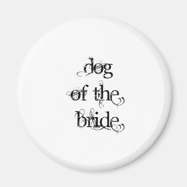 Hund der Braut Magnet (Vorne)