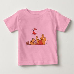 Hund, der mit Ball-T-Shirts und Geschenken spielt Baby T-shirt