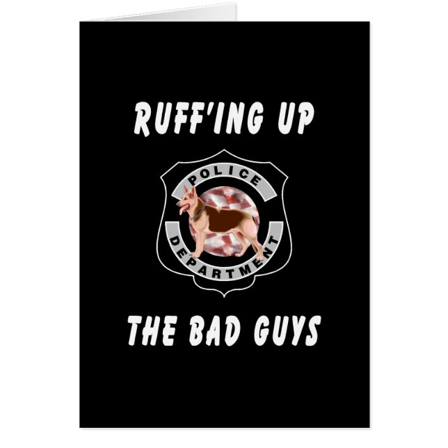 Hund der Polizei-K9 (Vorne)