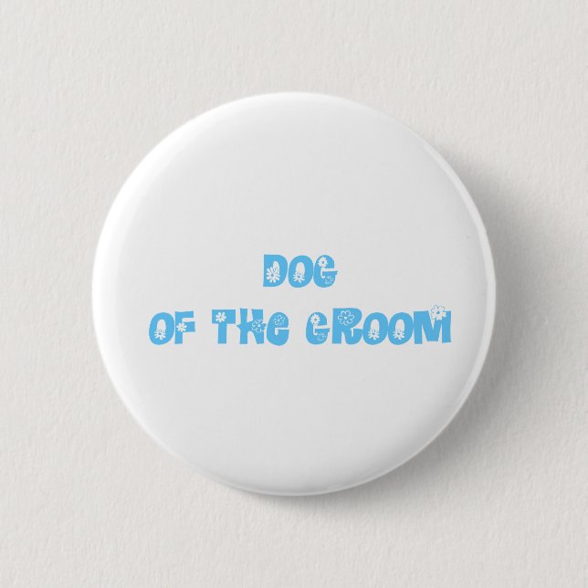 Hund des Raumes Button (Vorderseite)
