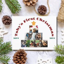 Hund Erster Weihnachtsbaum, Haustier, Personalisie