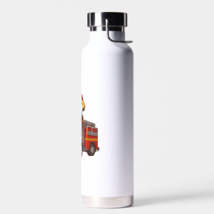 Hund Feuerwehrmännisches klassisches T-Shirt (1) Trinkflasche