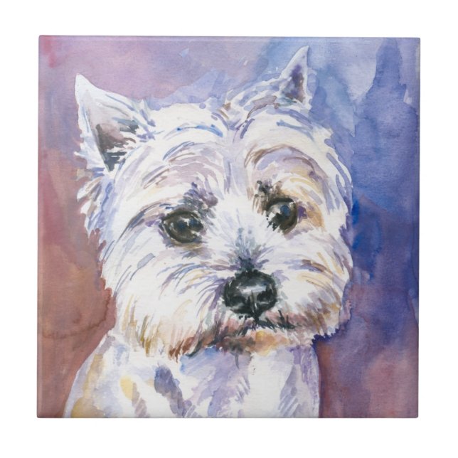 Hund Fliese (Vorderseite)