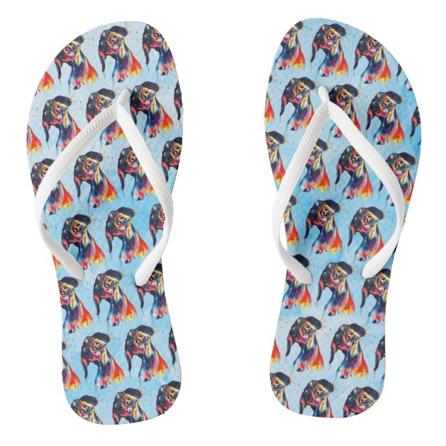 Hund Flip Flops (Fußbett)