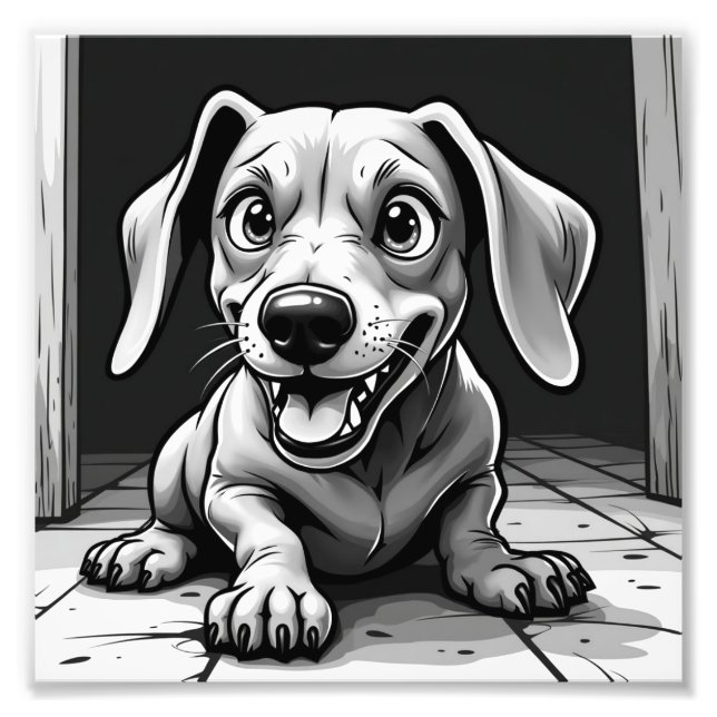 Hund Fotodruck (Vorne)