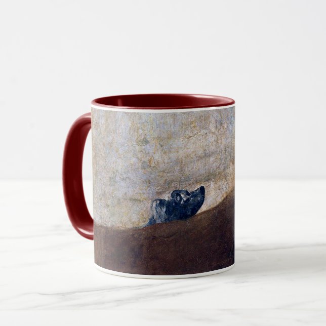 Hund, Francisco Goya Tasse (Vorderseite Links)