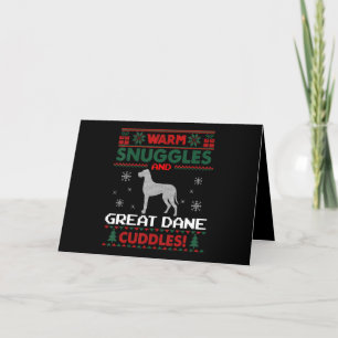Hund Frohe Weihnachten Großer Dane Hund