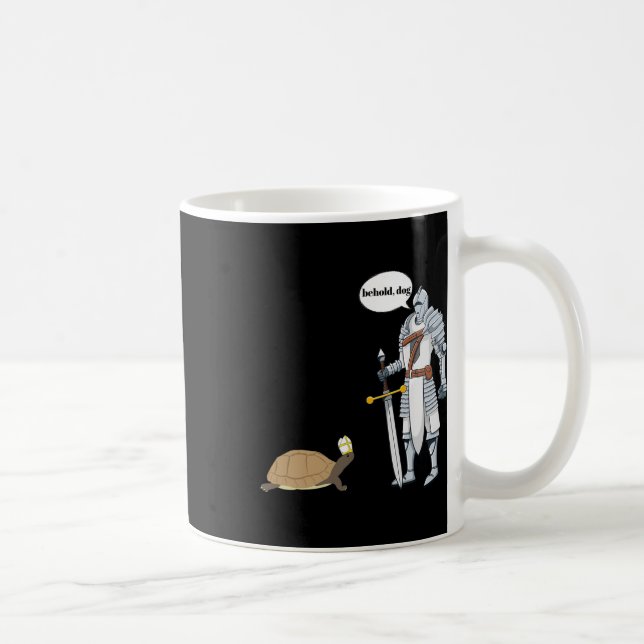 Hund Funny Turtle mit einem Priester hat Unglaubli Kaffeetasse (Rechts)