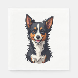Hund für Tierliebhaber Serviette