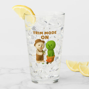 Hund Gärtner Bichon Topiary Schnitt Surreal Glas