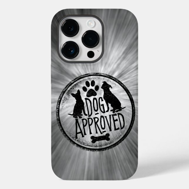 Hund genehmigt Fall Fall Mate iPhone Case-Mate iPhone 14 Pro Hülle (Rückseite)