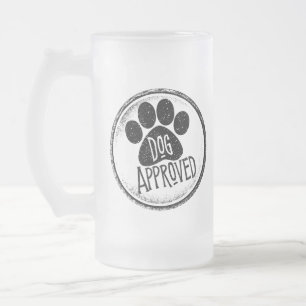Hund genehmigte Mattierte Tasse