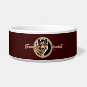 Hund German Shepherd Napf
