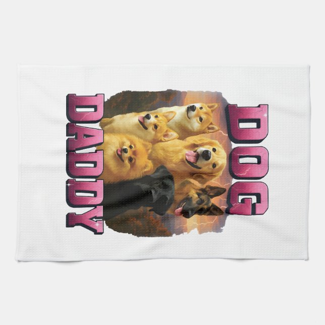 Hund Geschirrtuch (Horizontal)